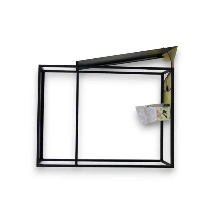 Depot Mesa consola de metal Negro