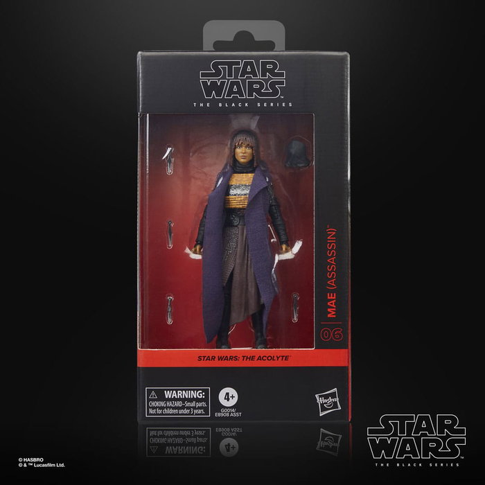 Star Wars: The Acolyte Black Series Figura Mae (Assassin) 15 cm Star Wars: The Acolyte Black Series Figura Mae (Assassin) 15 cm