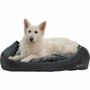 Kerbl Cesta de espuma viscoelástica Platin Ortho - Gris - 80 x 60 x 25 cm