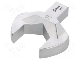 WERA Terminación de llave plana 36mm para llave dinamométrica serie 7780
