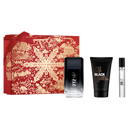 Carolina Herrera 212 VIP BLACK Estuche Regalo Hombre | Incluye Eau de Parfum 100ml, Gel de Baño 100ml y Mini EDP 10ml