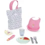 Corolle Juego de Comida Grande Floral COR4062013141800 para Muñecas de 36/42 cm a Partir de 24 Meses