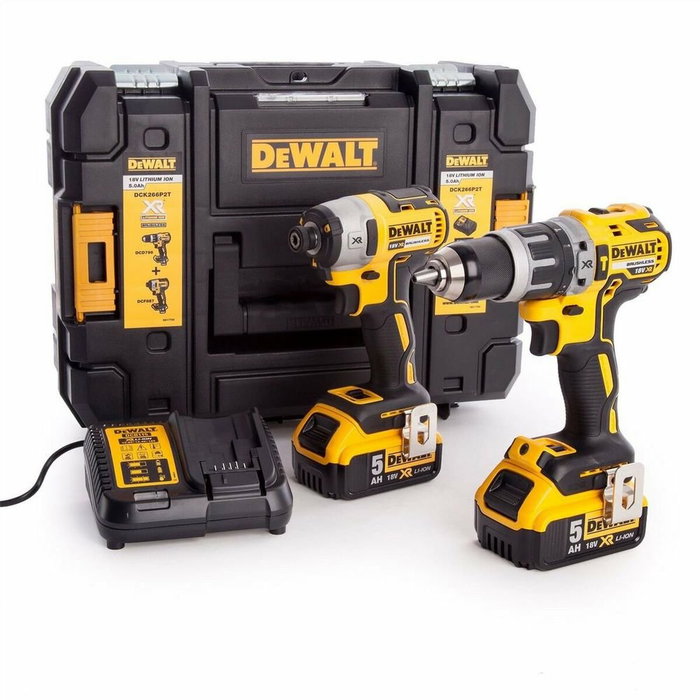 DeWalt DCK266P2T-QW Set de herramientas a batería