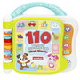 WINFUN Libro Aprendizaje Bilingüe Español/Inglés para Bebés +12 meses, 110 Palabras, Sonidos y Melodías, Sensorial, Tamaño 21x22 cm