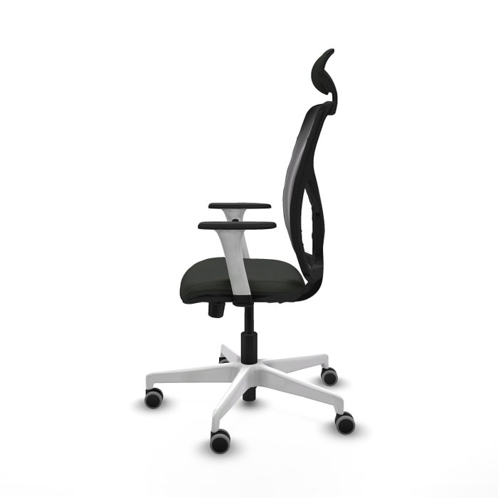 PIQUERAS Y CRESPO Silla de oficina Motilla con mecanismo Sincro/Traslack Negro