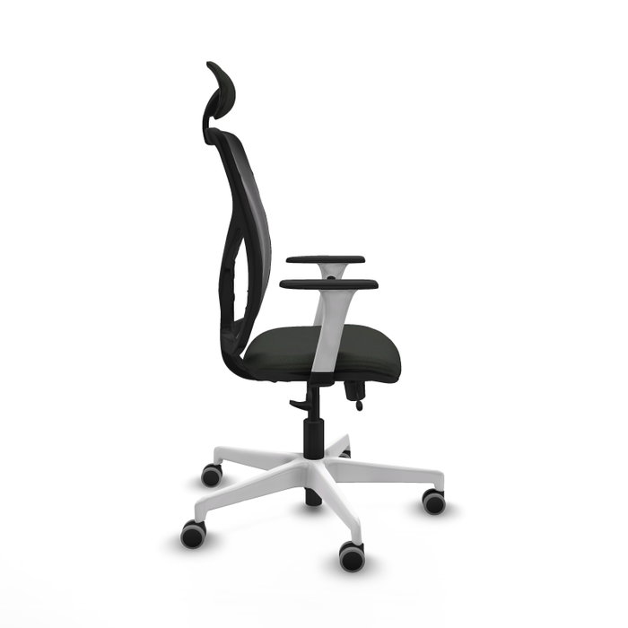 PIQUERAS Y CRESPO Silla de oficina Motilla con mecanismo Sincro/Traslack Negro
