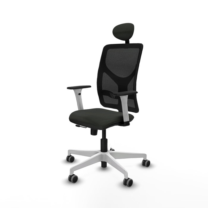 PIQUERAS Y CRESPO Silla de oficina Motilla con mecanismo Sincro/Traslack Negro