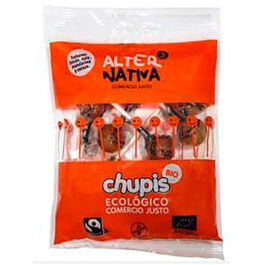 Alternativa 3 Chupis Caramelos Con Palo 8Uds Bio Sabores Variados Ecológicos Sin Gluten