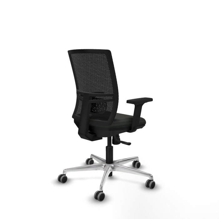 PIQUERAS Y CRESPO Silla de oficina Yunquera con mecanismo Sincro Negro