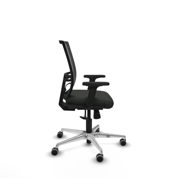 PIQUERAS Y CRESPO Silla de oficina Yunquera con mecanismo Sincro Negro