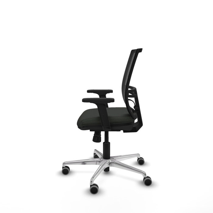 PIQUERAS Y CRESPO Silla de oficina Yunquera con mecanismo Sincro Negro