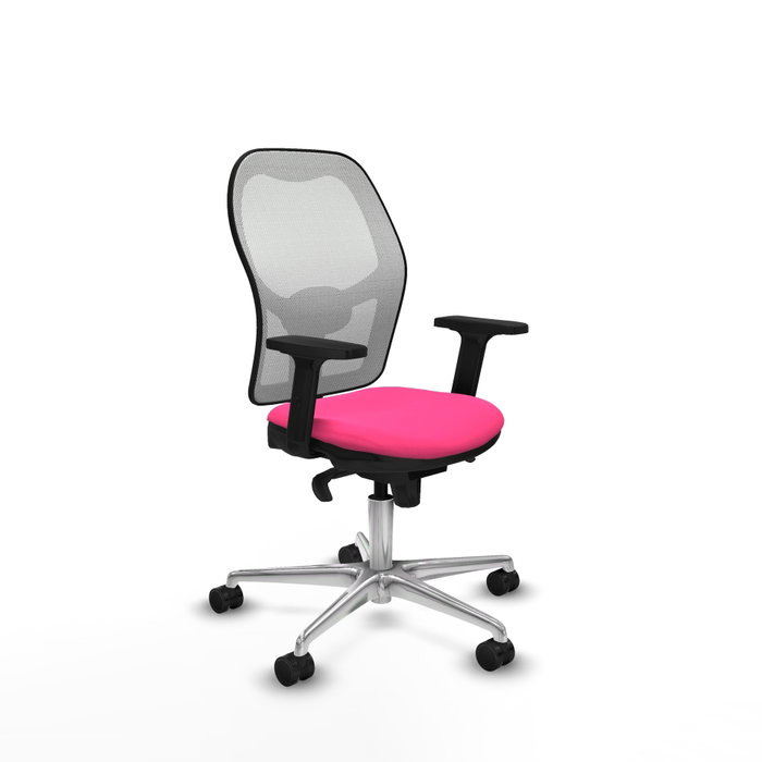 PIQUERAS Y CRESPO Silla de oficina Jorquera Rosa y Blanco PIQUERAS Y CRESPO Silla de oficina Jorquera Rosa y Blanco