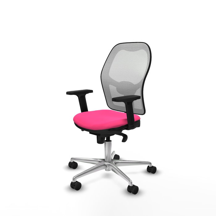 PIQUERAS Y CRESPO Silla de oficina Jorquera Rosa y Blanco PIQUERAS Y CRESPO Silla de oficina Jorquera Rosa y Blanco