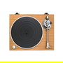 Audio-Technica AT-LPW30TK Tocadiscos de Tracción por Correa Manual, Brazo de Aluminio, Con Preamplificador Phono Integrado, Madera, 33 1/3 y 45 RPM