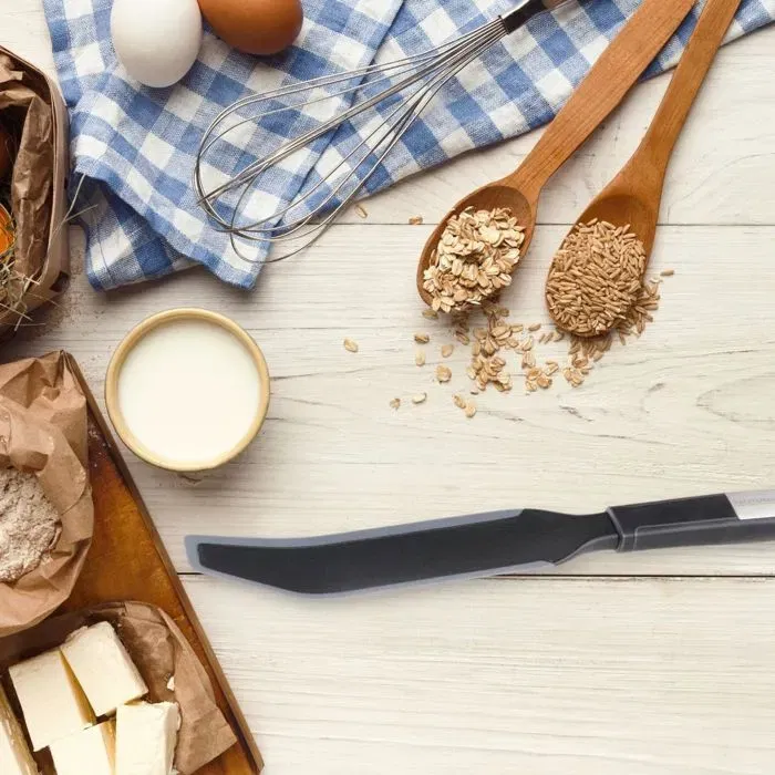 FACKELMANN AAARV39590 Juego de 2 espátulas extra largas para Thermomix, 33 cm