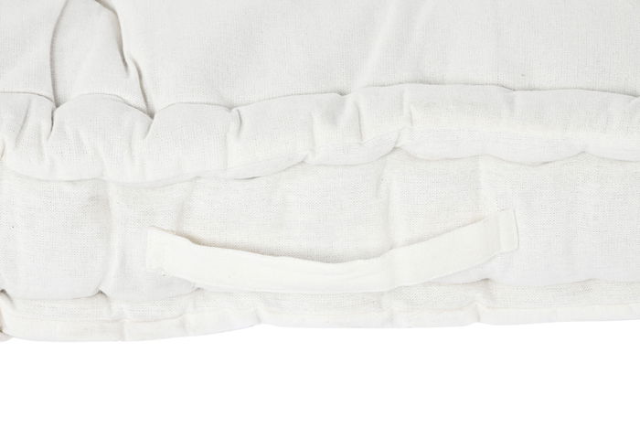 DKD Home Decor Cojín Suelo Mediterraneo Greige Azul Marino 78 x 12 x 110 cm (3 Unidades)