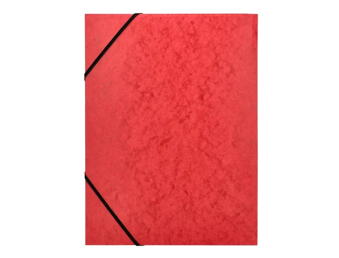 Q-connect Carpeta Solapas Gomas KF02165 Simil Prespán A4 320x243 mm Rojo