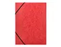 Q-connect Carpeta Solapas Gomas KF02165 Simil Prespán A4 320x243 mm Rojo