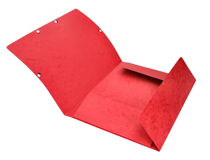 Q-connect Carpeta Solapas Gomas KF02165 Simil Prespán A4 320x243 mm Rojo