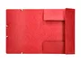 Q-connect Carpeta Solapas Gomas KF02165 Simil Prespán A4 320x243 mm Rojo