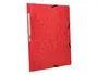 Q-connect Carpeta Solapas Gomas KF02165 Simil Prespán A4 320x243 mm Rojo
