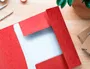 Q-connect Carpeta Solapas Gomas KF02165 Simil Prespán A4 320x243 mm Rojo