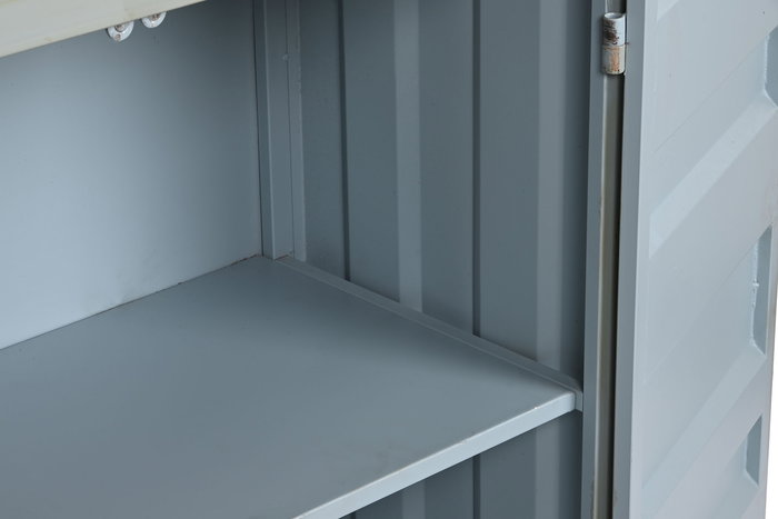 DKD Home Decor Estantería Vintage Contenedor Azul Celeste 44 x 168.5 x 87 cm Metal y MDF con 2 Puertas DKD Home Decor Estantería Vintage Contenedor Azul Celeste 44 x 168.5 x 87 cm Metal y MDF con 2 Puertas