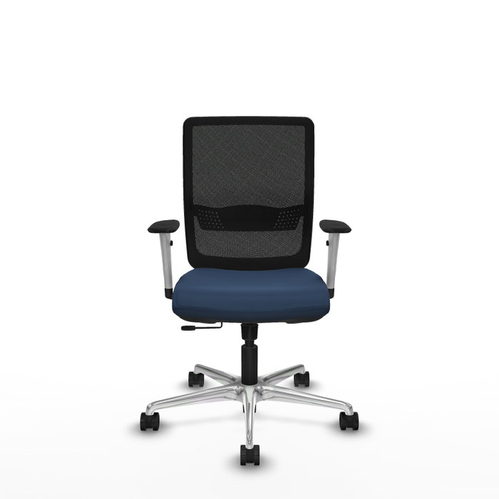 PIQUERAS Y CRESPO Silla de oficina Haches Azul marino y Negro PIQUERAS Y CRESPO Silla de oficina Haches Azul marino y Negro