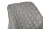 DKD Home Decor Silla de Microfibra y Metal Gris