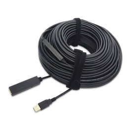 VALUE Cable de extensión USB 2.0, 30 m, Negro