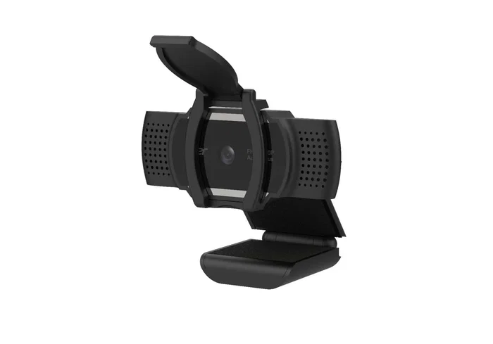 Acer Cámara Web USB HP.EXPBG.019 2 MP Full HD 1080p con Micrófono Integrado y Reducción de Ruido, Lente Gran Angular, Compatible con Windows, Mac y Linux, Color Negro