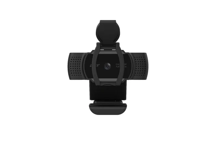 Acer Cámara Web USB HP.EXPBG.019 2 MP Full HD 1080p con Micrófono Integrado y Reducción de Ruido, Lente Gran Angular, Compatible con Windows, Mac y Linux, Color Negro