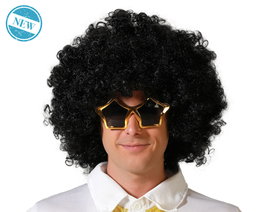 Peluca Afro Morena Negro 180g