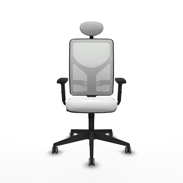PIQUERAS Y CRESPO Silla de oficina Motilla Blanca con Mecanismo Sincro PIQUERAS Y CRESPO Silla de oficina Motilla Blanca con Mecanismo Sincro