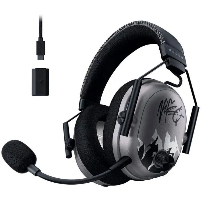 Razer Auriculares Gaming BlackShark V3 Pro Wireless NiKo Edition - THX Spatial Audio, 70h Batería, Micrófono Desmontable, Over-Ear Cerrado, Negro, Ref. RZ04-05401200-R3M1