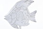 DKD Home Decor Decoración MDF Decapé Caracola y Pez Surtido de 2