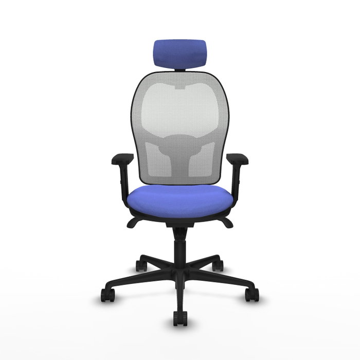 PIQUERAS Y CRESPO Silla de oficina Jorquera Azul claro y Blanco