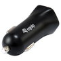 Equip Cargador de Coche Dual 2xUSB 12W Negro