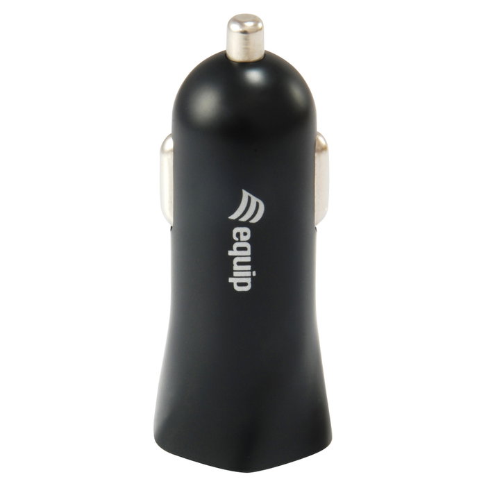 Equip Cargador de Coche Dual 2xUSB 12W Negro Equip Cargador de Coche Dual 2xUSB 12W Negro