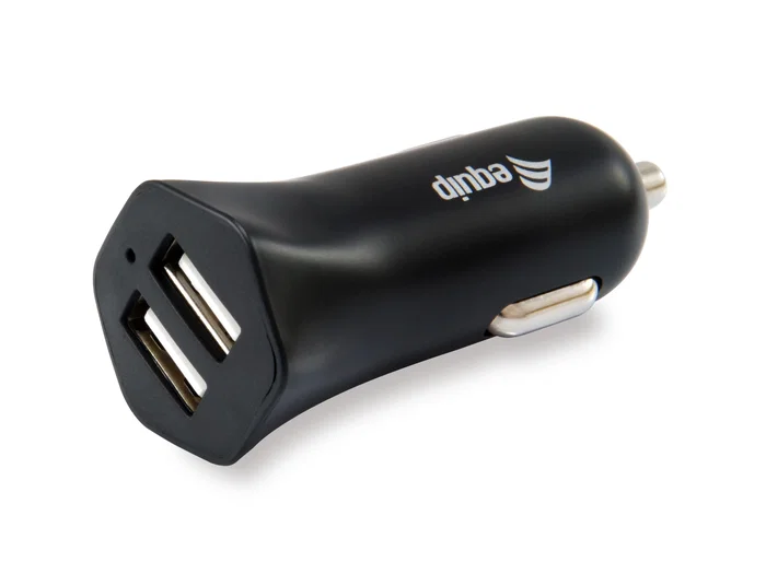 Equip Cargador de Coche con 2 Puertos USB y 12W Equip Cargador de Coche con 2 Puertos USB y 12W