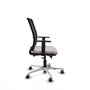 PIQUERAS Y CRESPO Silla de oficina Haches con mecanismo Sincro/Traslack Blanco y Negro