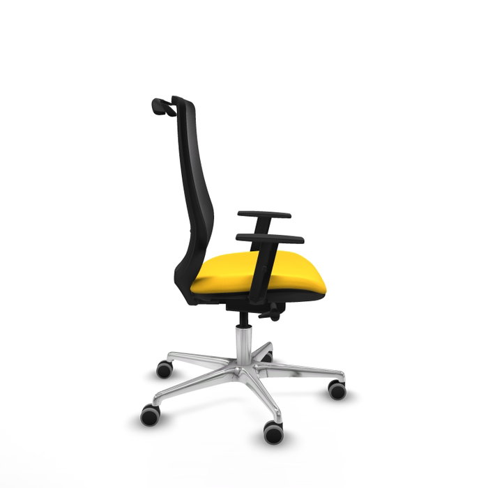 PIQUERAS Y CRESPO Silla de oficina Mardos con mecanismo Sincro/Traslack, Amarillo y Negro PIQUERAS Y CRESPO Silla de oficina Mardos con mecanismo Sincro/Traslack, Amarillo y Negro