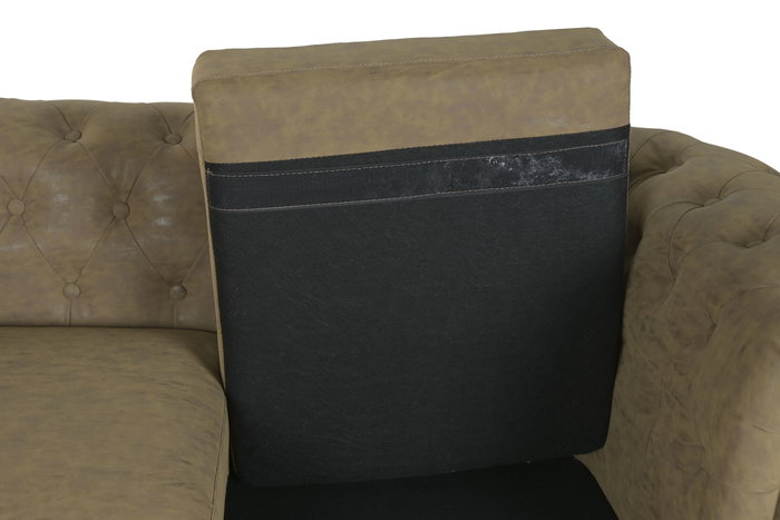 DKD Home Decor Sofa Vintage Marron 160x82x76 cm