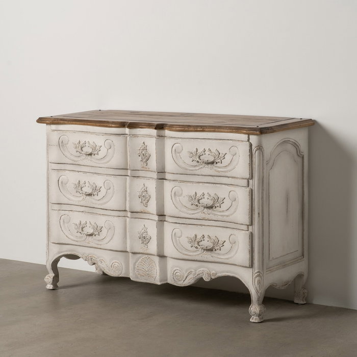 Cómoda Madera Mindi Dormitorio 130 X 45 X 85 cm Cómoda Madera Mindi Dormitorio 130 X 45 X 85 cm