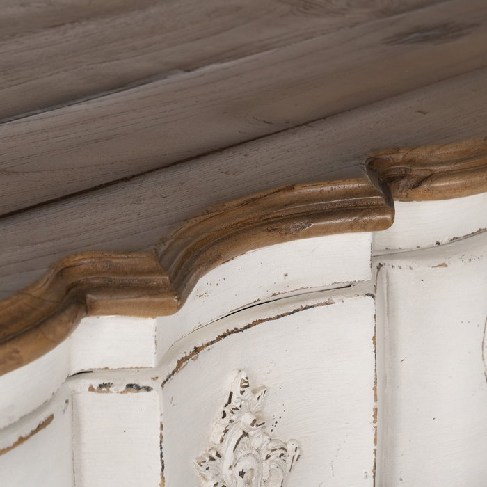 Cómoda Madera Mindi Dormitorio 130 X 45 X 85 cm Cómoda Madera Mindi Dormitorio 130 X 45 X 85 cm