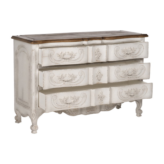 Cómoda Madera Mindi Dormitorio 130 X 45 X 85 cm Cómoda Madera Mindi Dormitorio 130 X 45 X 85 cm