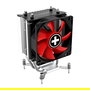 Xilence I402 Cooler para CPU, Intel Sockets LGA 1700/1200/1151, 2 Tubos de Calor, Ventilador de 92 mm, 600-2200 RPM, TDP 130W - Negro/Rojo/Plata