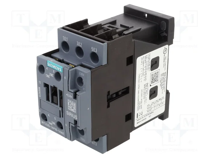 SIEMENS 3RT2025-1AP00-1AA0 Contactor 3-polar 230VAC SIEMENS 3RT2025-1AP00-1AA0 Contactor 3-polar 230VAC