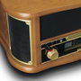 Lenco TCD-2551WD Tocadiscos con Radio AM/FM, CD, Cassette y Bluetooth 5.0