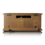 Lenco TCD-2551WD Tocadiscos con Radio AM/FM, CD, Cassette y Bluetooth 5.0